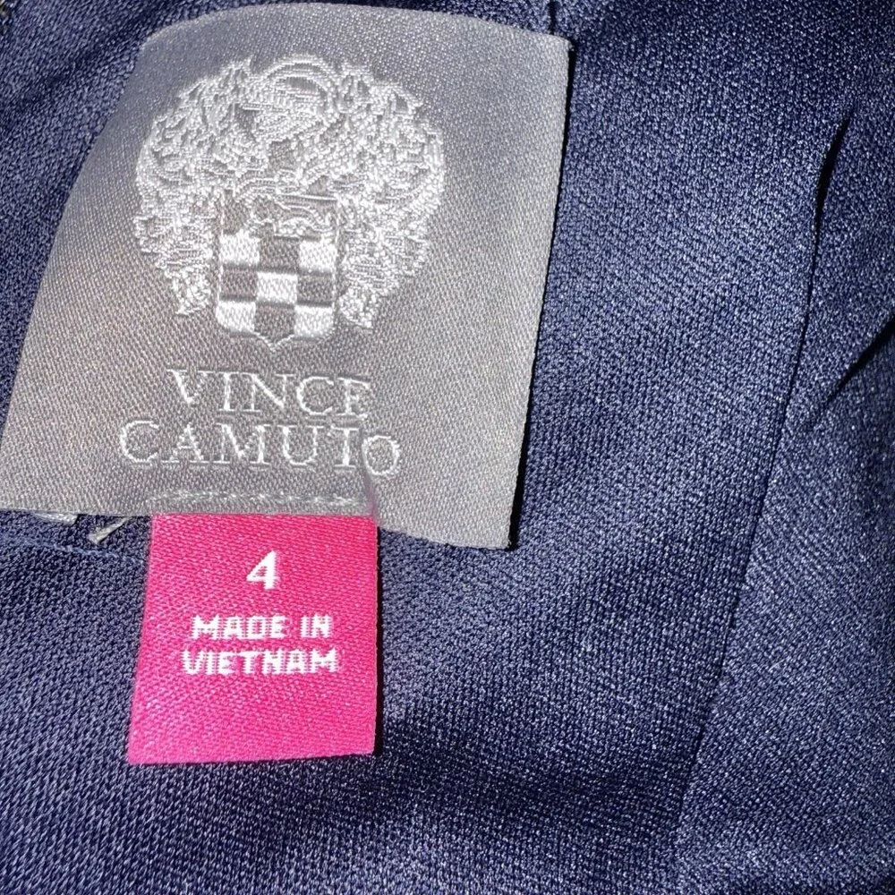 Vince Camuto Floral Sleeveless Scuba Fit & Flare Dress, Size 4 - Picture 7 of 7